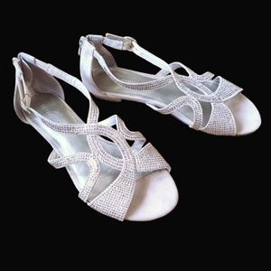 Le Chateau Blush Pink Embellished Sandals